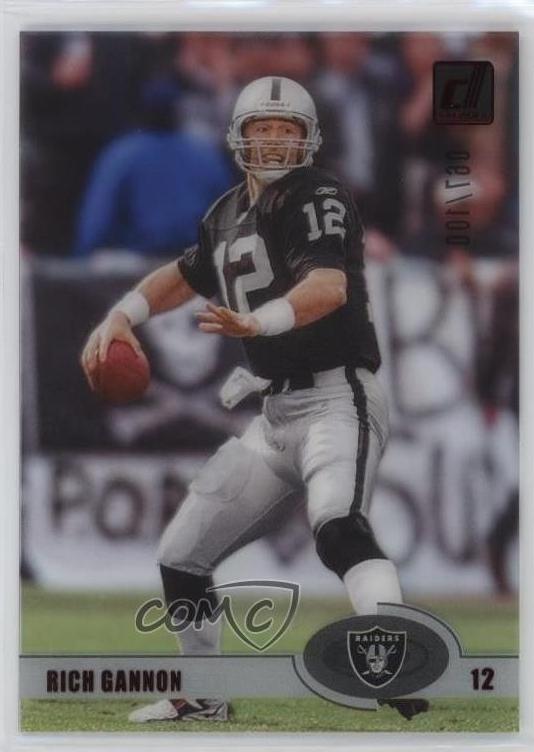 2023 Panini Clearly Donruss Football Red Rich Gannon #16