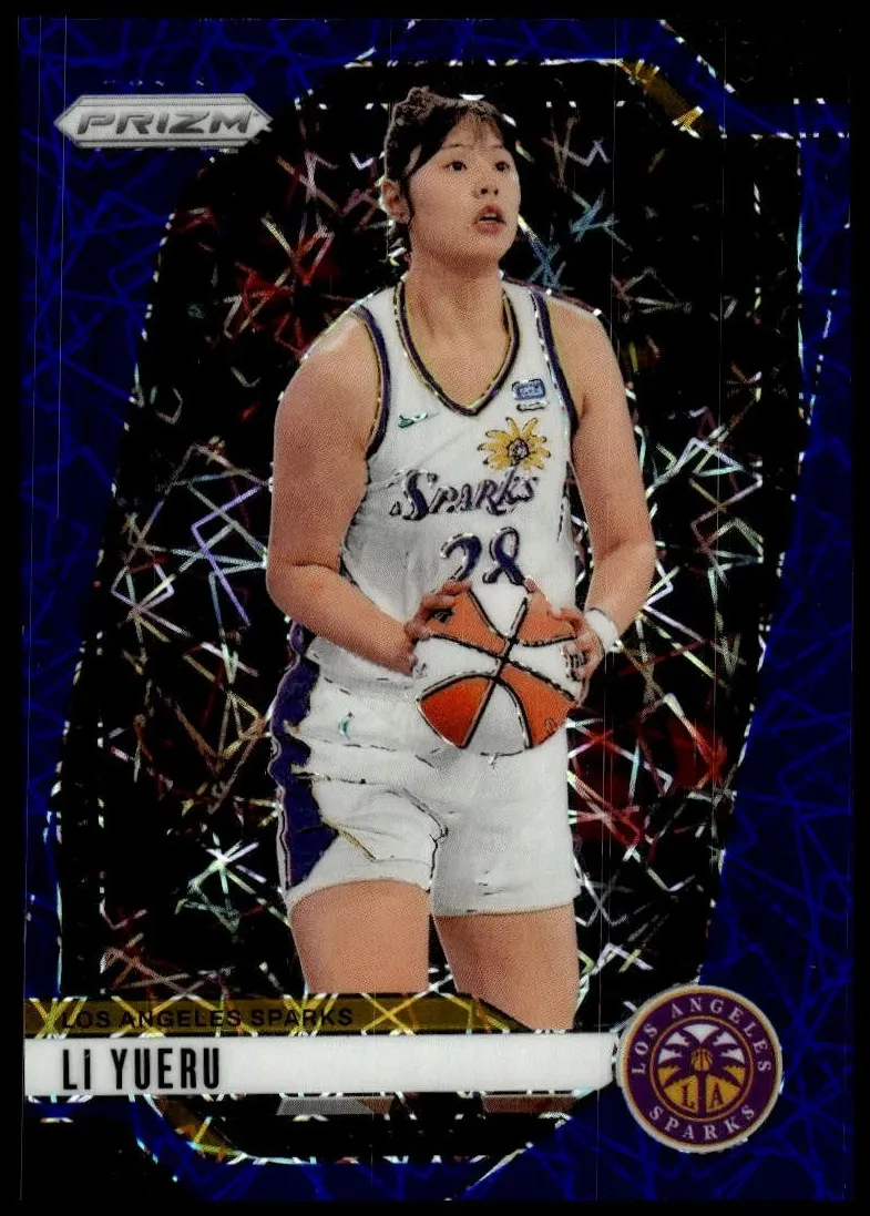 2024 Panini Prizm WNBA Basketball Blue Velocity Li Yueru #23