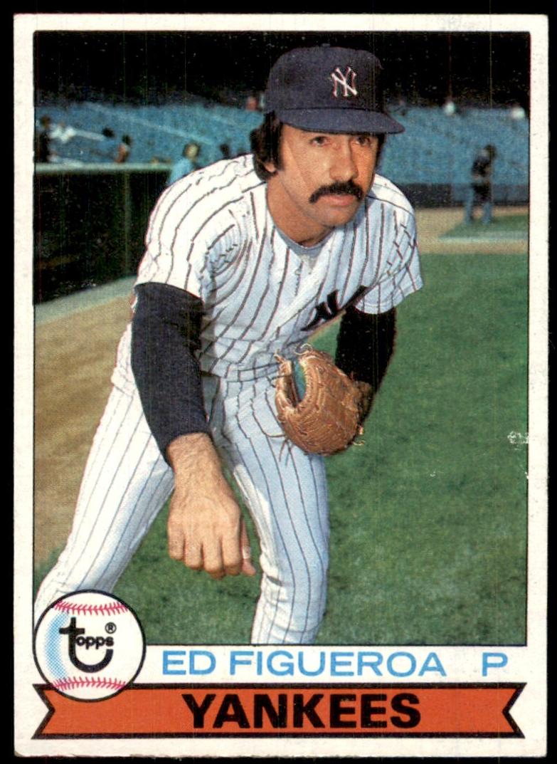 1979 Topps Burger King New York Yankees Baseball Ed Figueroa #11