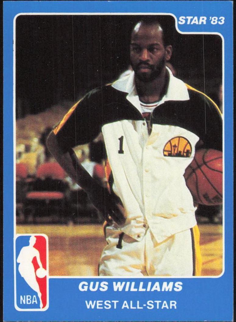 1983 Star Basketball Gus Williams #25 PSA 8