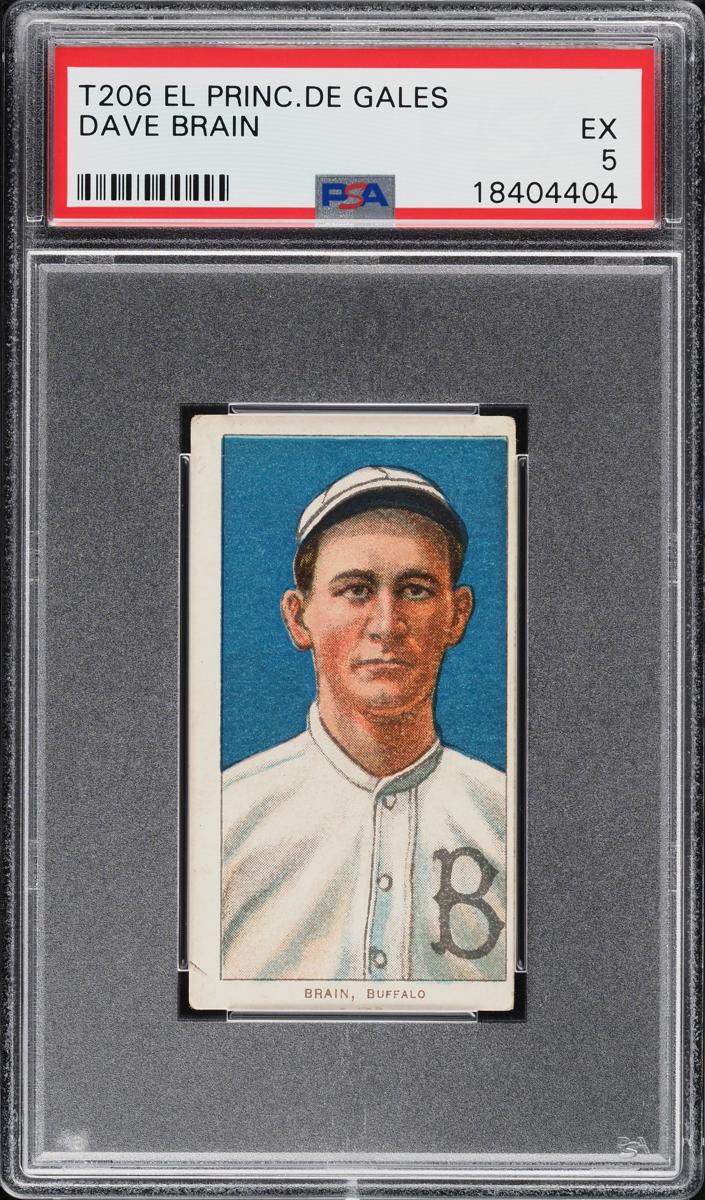 1909-11 T206 Baseball Dave Brain #NNO