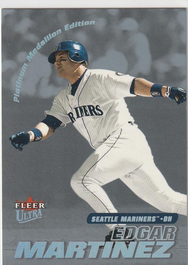 2001 Fleer Ultra Baseball Platinum Medallion Edgar Martinez #119