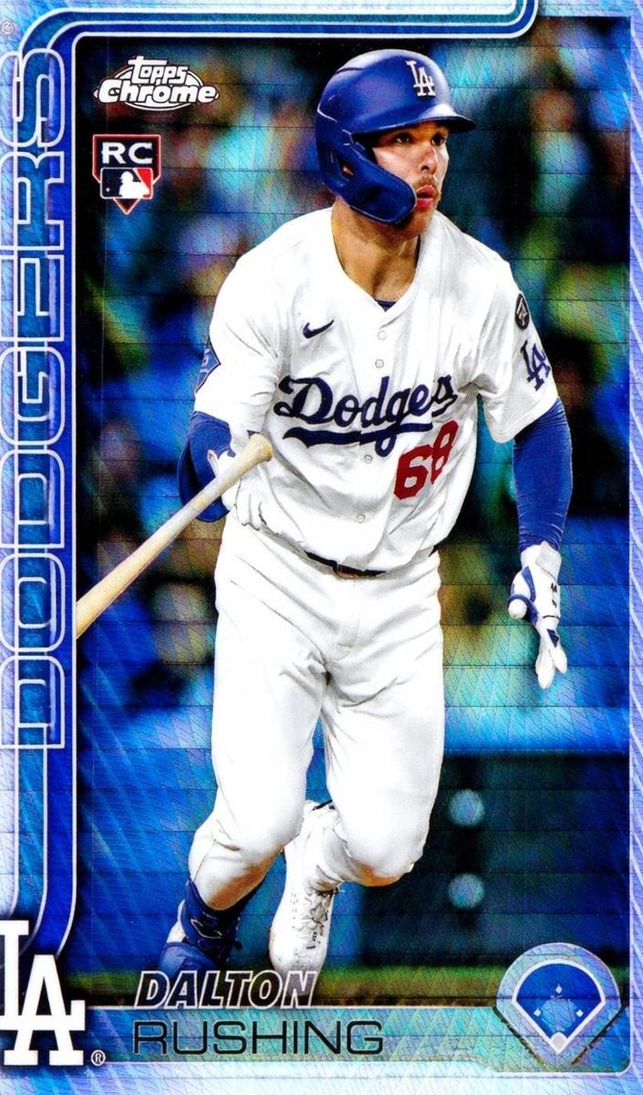 2025 Topps Chrome Update Baseball Prism Refractor Dalton Rushing #USC129