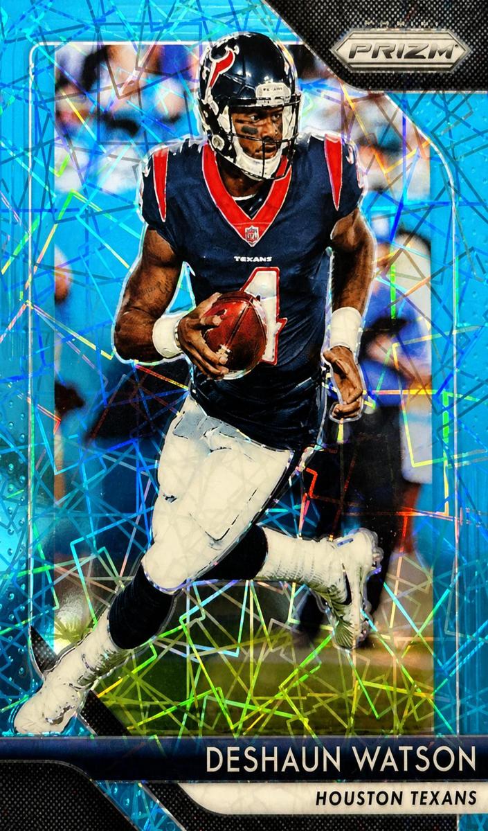 2018 Panini Prizm Football Lazer Deshaun Watson #120 PSA 9