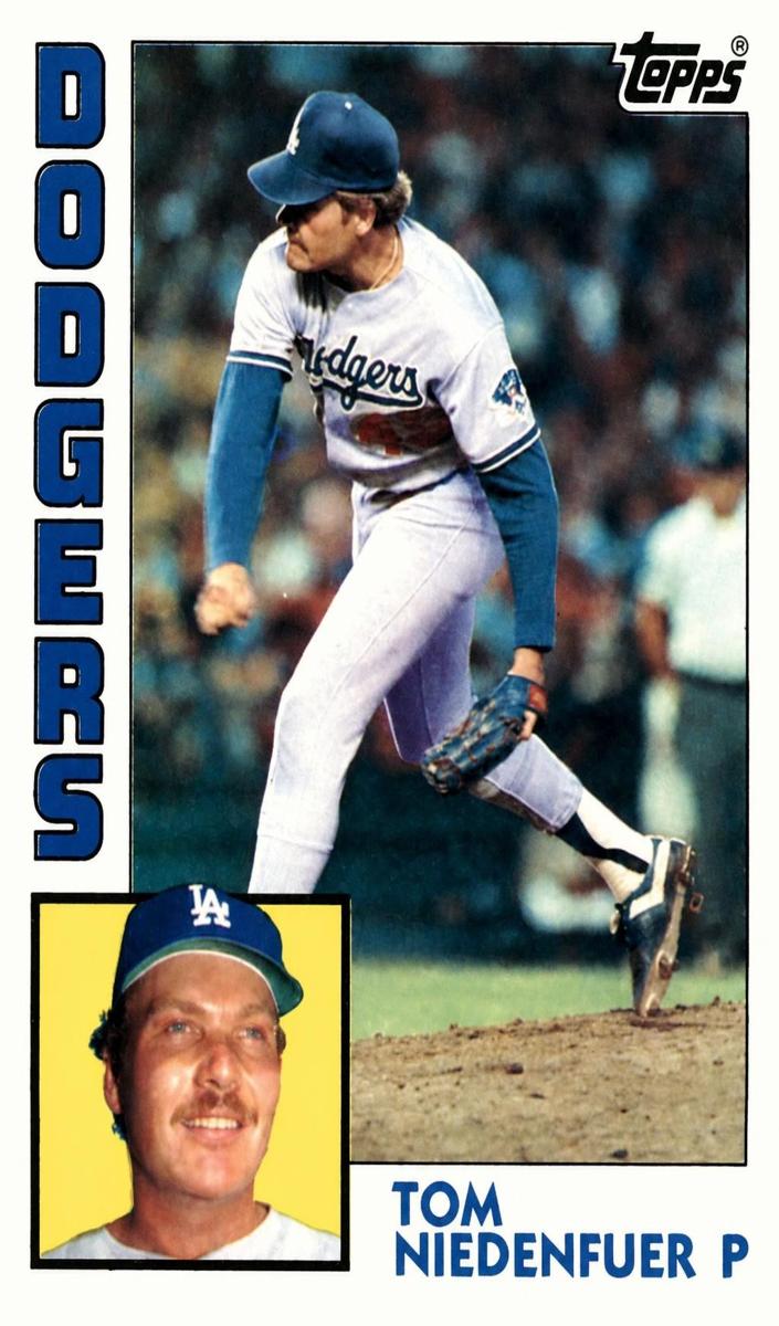 1984 Topps Baseball Tom Niedenfuer #112