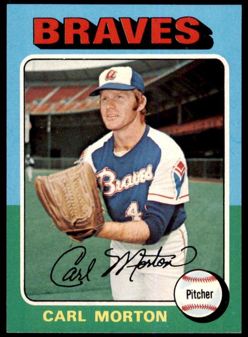 1975 Topps Baseball Carl Morton #237 PSA 9