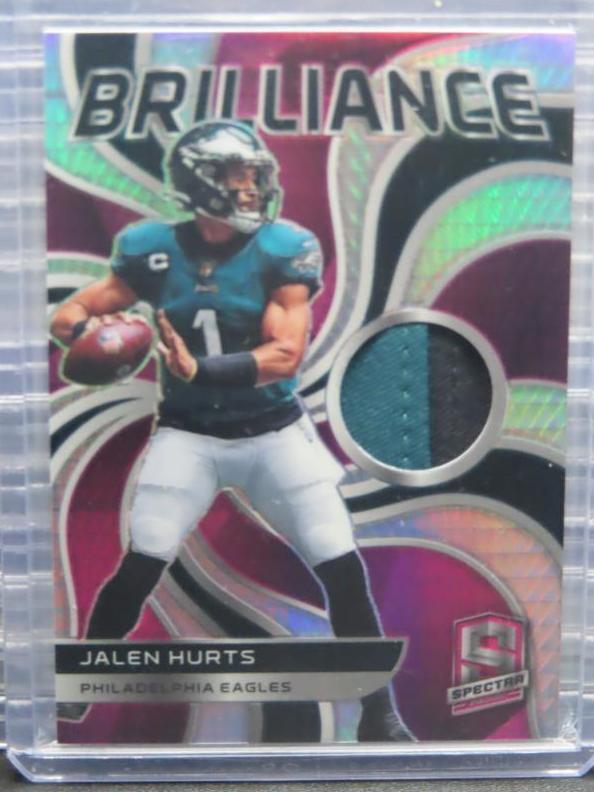 2022 Panini Spectra Football Neon Pink Jalen Hurts #BRL-JHU