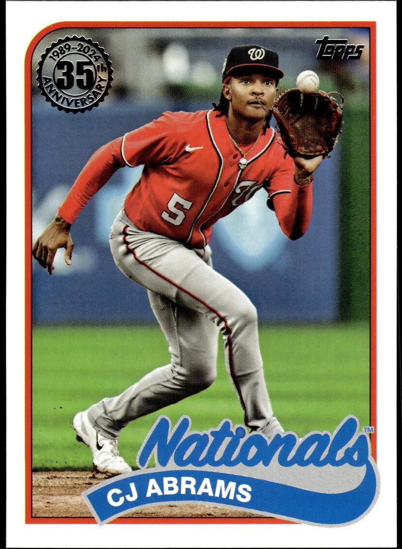 2024 Topps Baseball CJ Abrams #89B2-44 PSA 9