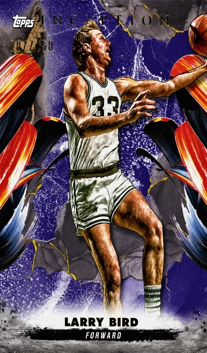 2024 Topps Inception Basketball Purple Larry Bird #92