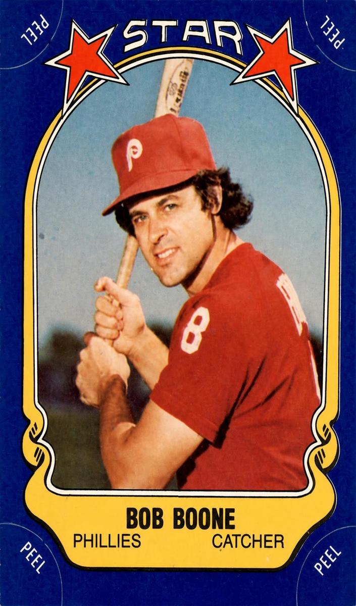 1981 Fleer Star Stickers Baseball Bob Boone #79