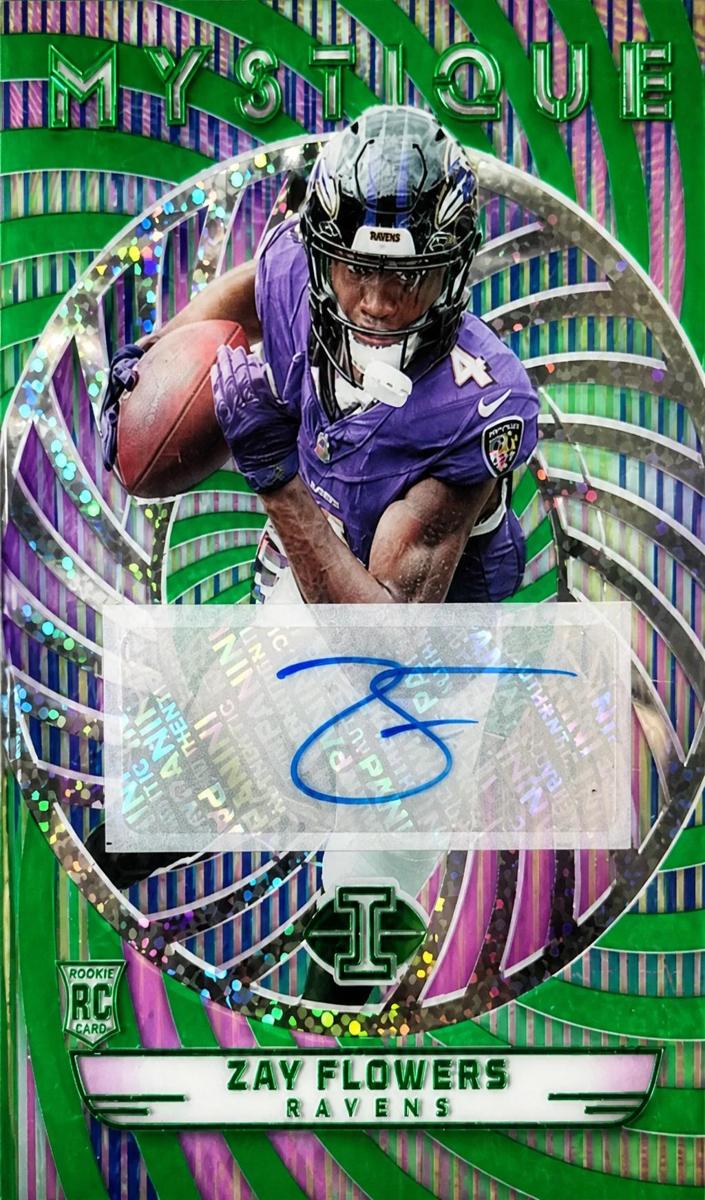 2023 Panini Illusions Football Green Zay Flowers #42
