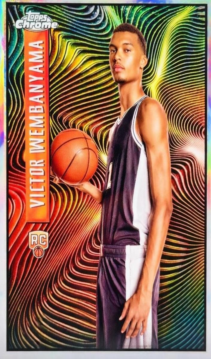 2023 Topps Chrome Basketball Victor Wembanyama #EXP-23 PSA 9
