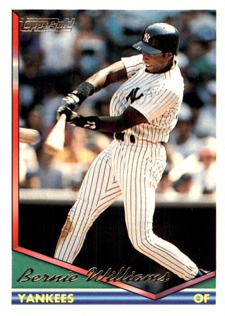 1994 Topps Baseball Gold Bernie Williams #2 PSA 8.5