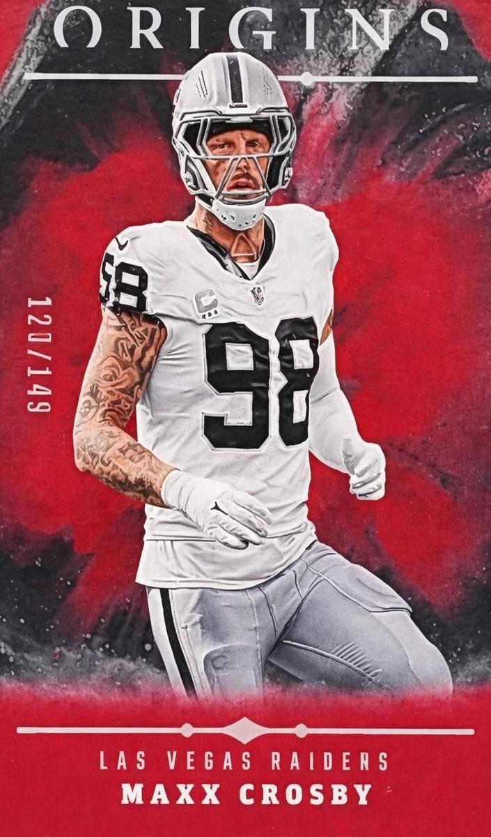 2024 Panini Origins Football Red Maxx Crosby #37
