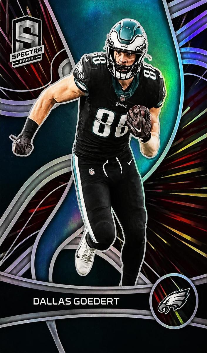 2022 Panini Spectra Football Hyper Dallas Goedert #75