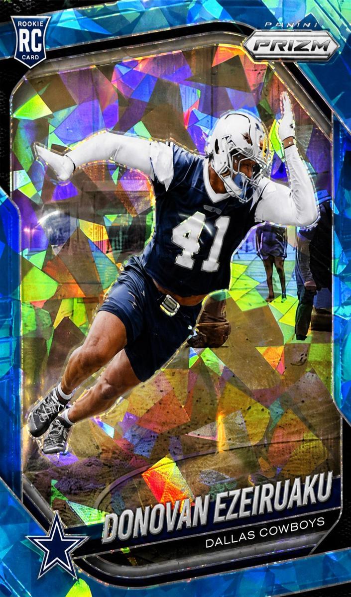 2025 Panini Prizm Football Blue Ice Donovan Ezeiruaku #314