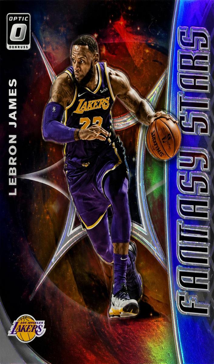 2019 Donruss Optic Basketball Purple Lebron James #14 PSA 9