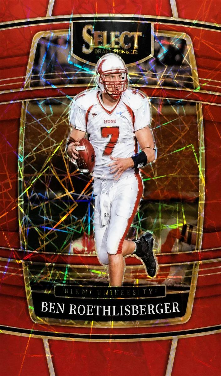 2022 Panini Select Draft Picks Football Blue Retail Ben Roethlisberger #46
