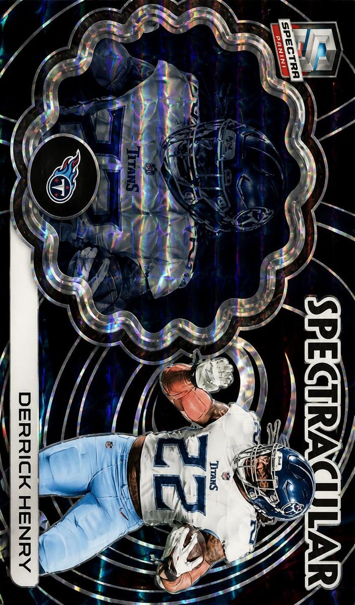 2023 Panini Spectra Football Interstellar Derrick Henry #S-DH PSA 9