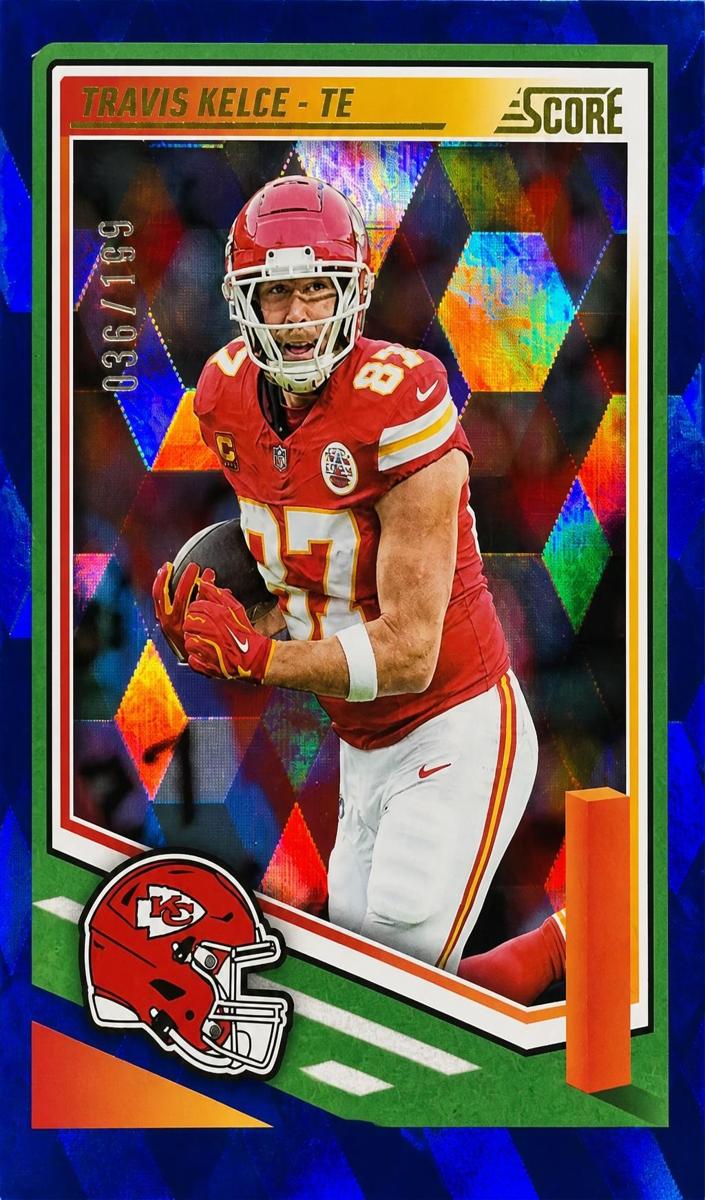 2025 Panini Score Football Cubic Travis Kelce #232