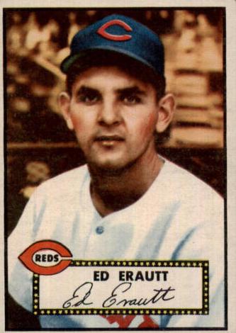 1952 Topps Baseball Ed Erautt #171 PSA 5.5