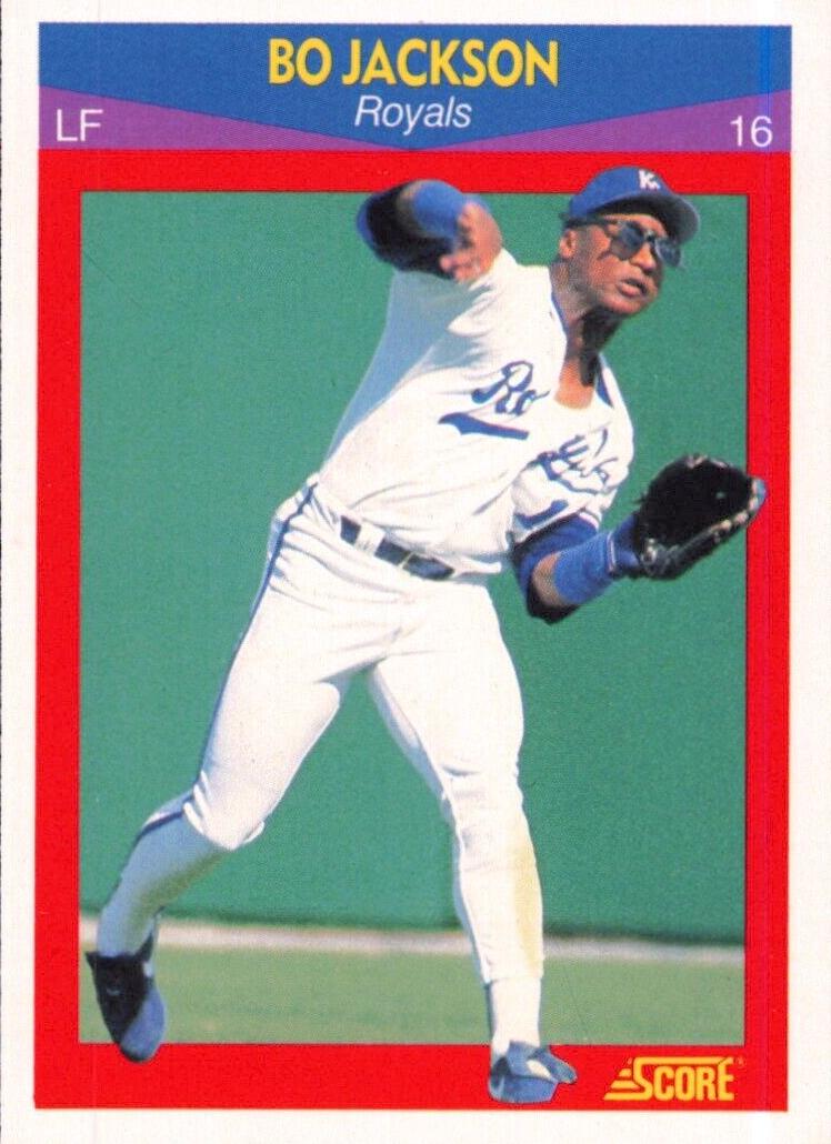 1990 Score 100 Superstars Baseball Bo Jackson #40