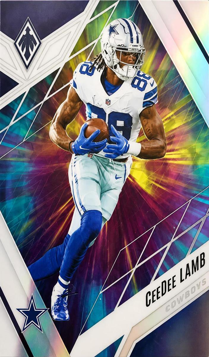 2022 Panini Phoenix Football Color Burst CeeDee Lamb #97 SGC 9