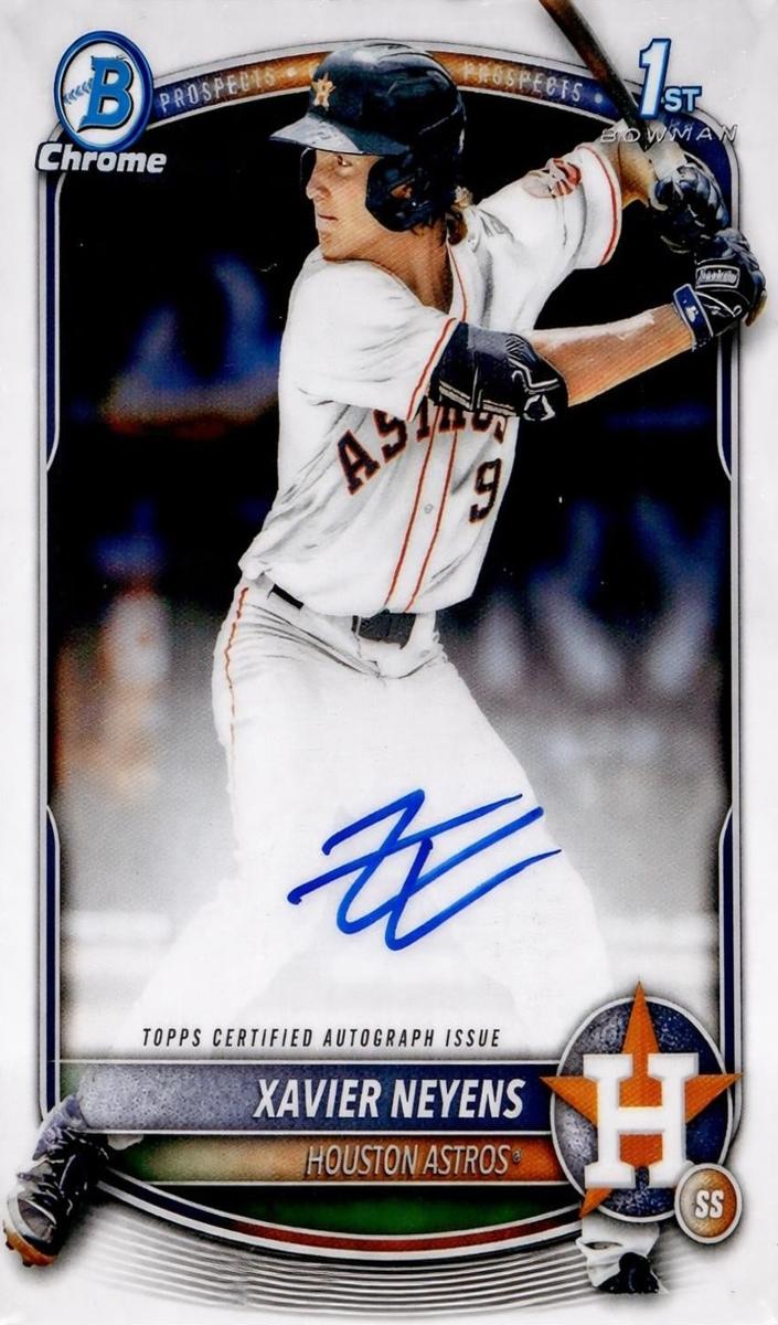 2025 Bowman Draft Chrome Baseball Xavier Neyens #CPA-XN