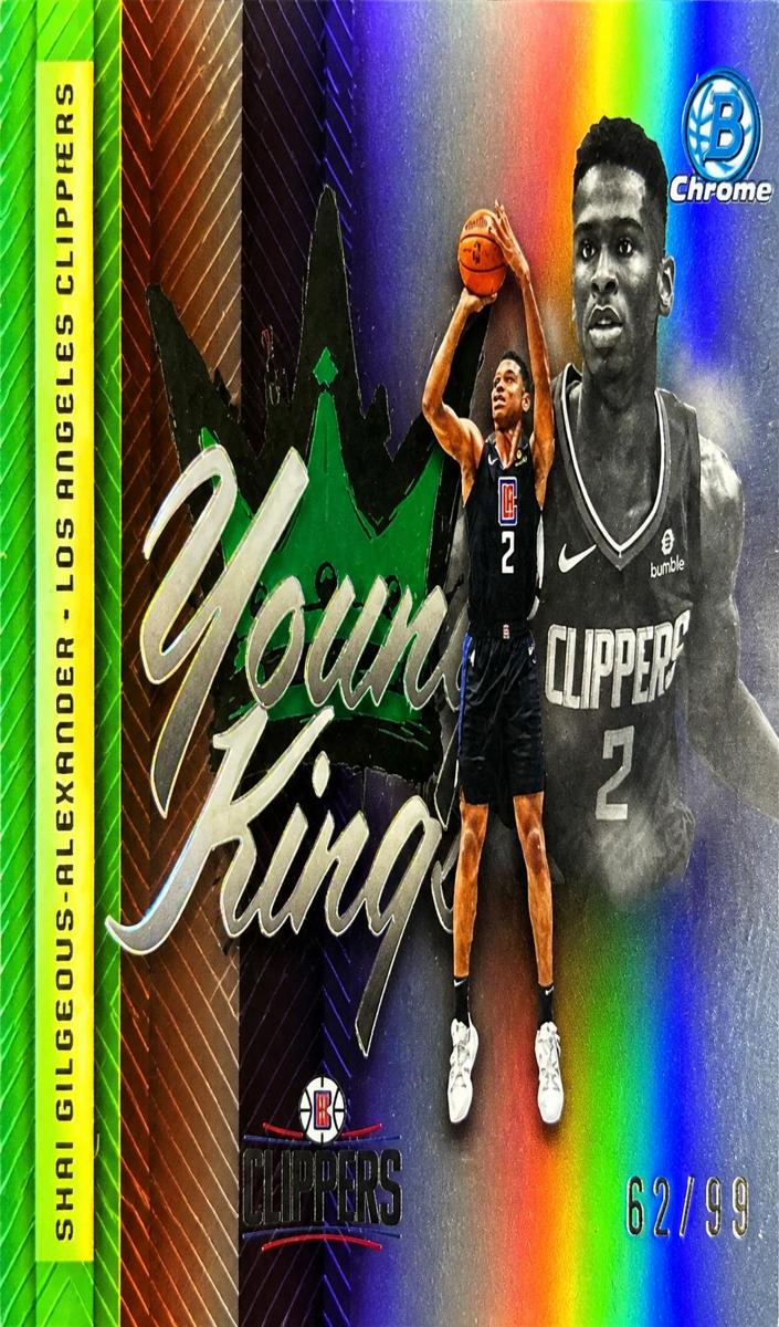 2025 Bowman Basketball Green Refractor Shai Gilgeous-Alexander #YK-1