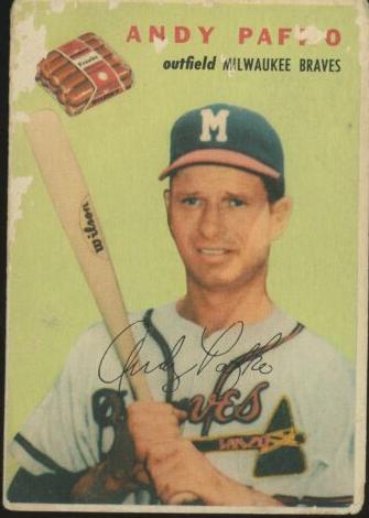 1954 Wilson Franks Baseball Andy Pafko #NNO PSA 3