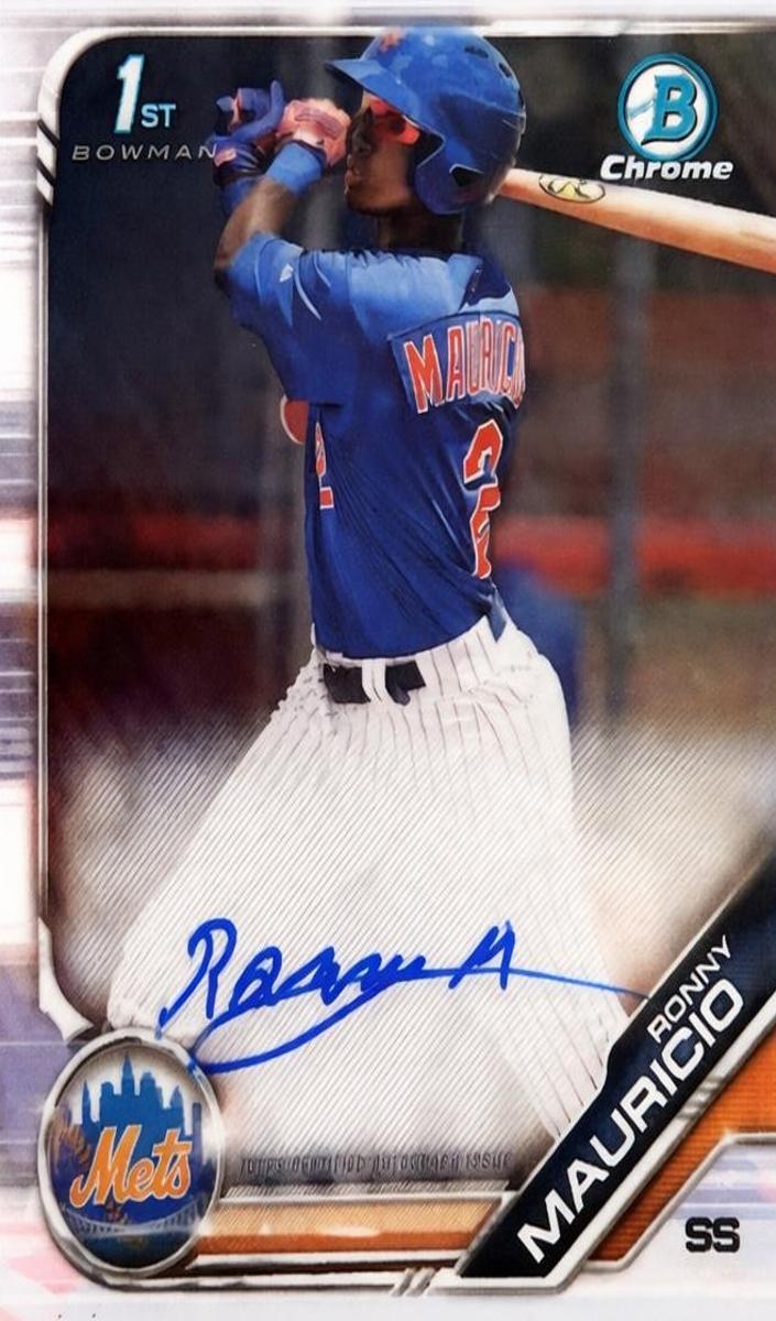 2019 Bowman Baseball Ronny Mauricio #CPA-RM