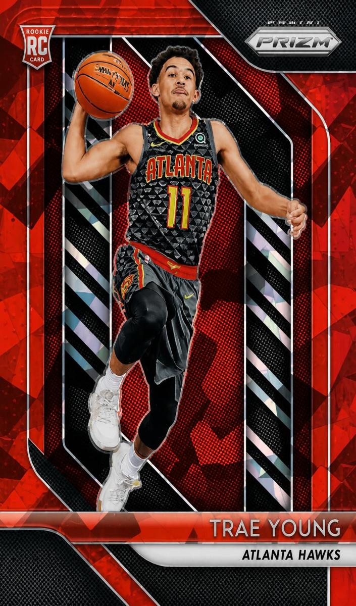 2018 Panini Prizm Basketball Red Ice Trae Young #78