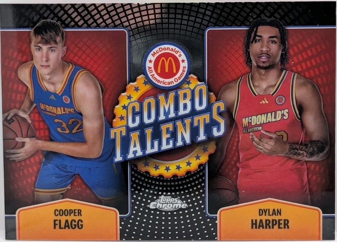 2024 Topps Chrome McDonald's All American Basketball Cooper Flagg #COT-COO SGC 8
