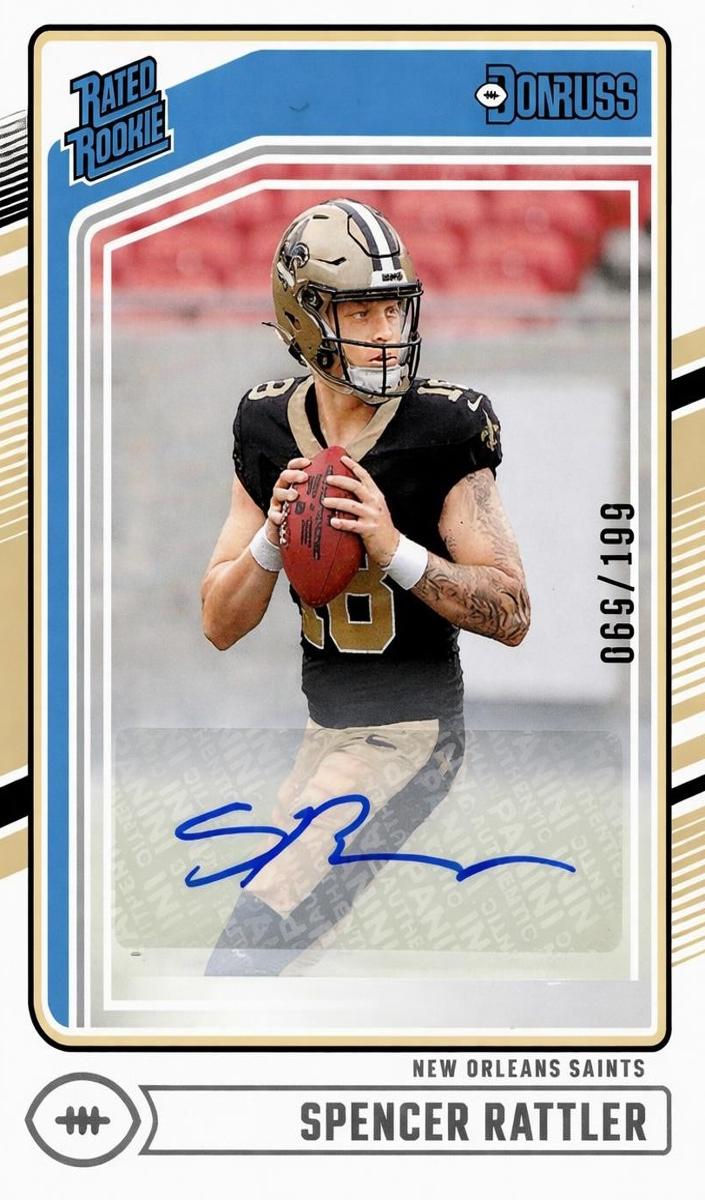 2024 Panini Donruss Football Spencer Rattler #359 PSA 8