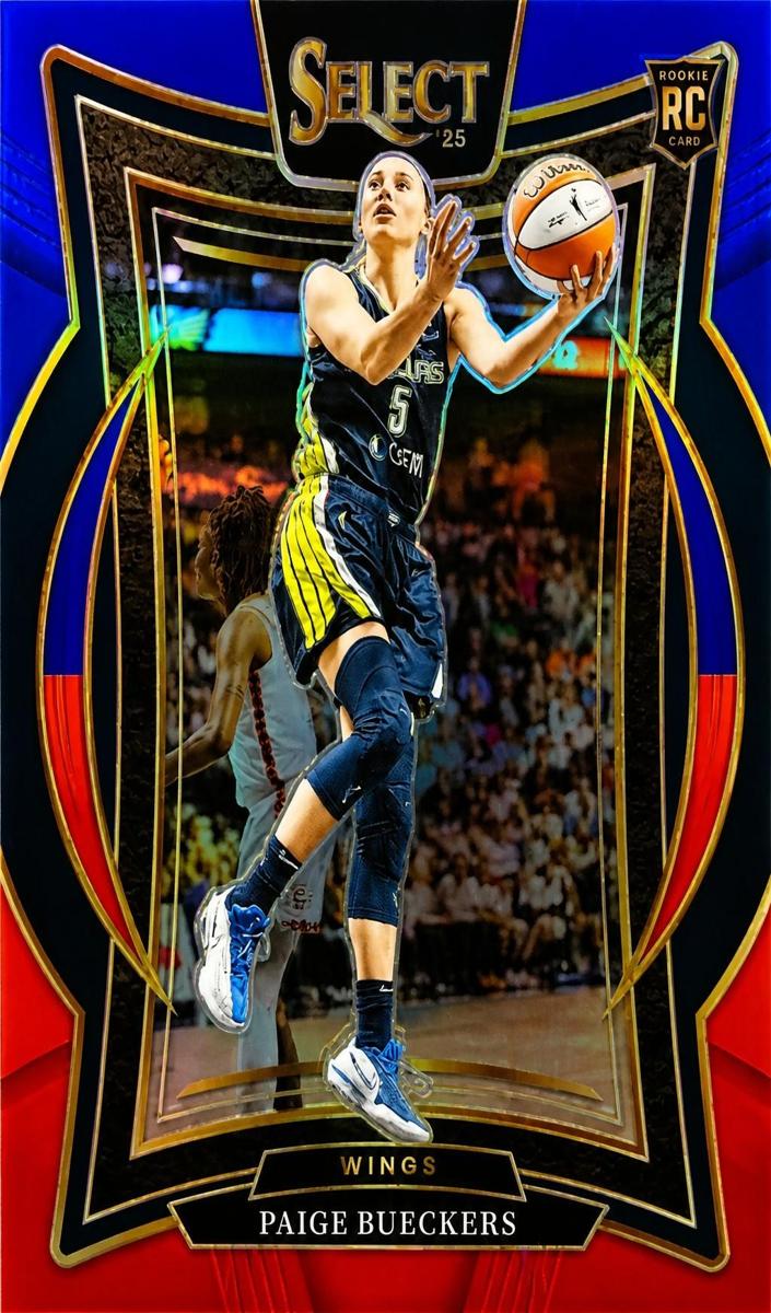 2025 Panini Select WNBA Basketball Red and Blue Paige Bueckers #25