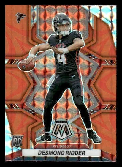 2022 Panini Mosaic Football Reactive Orange Desmond Ridder #271 PSA 9