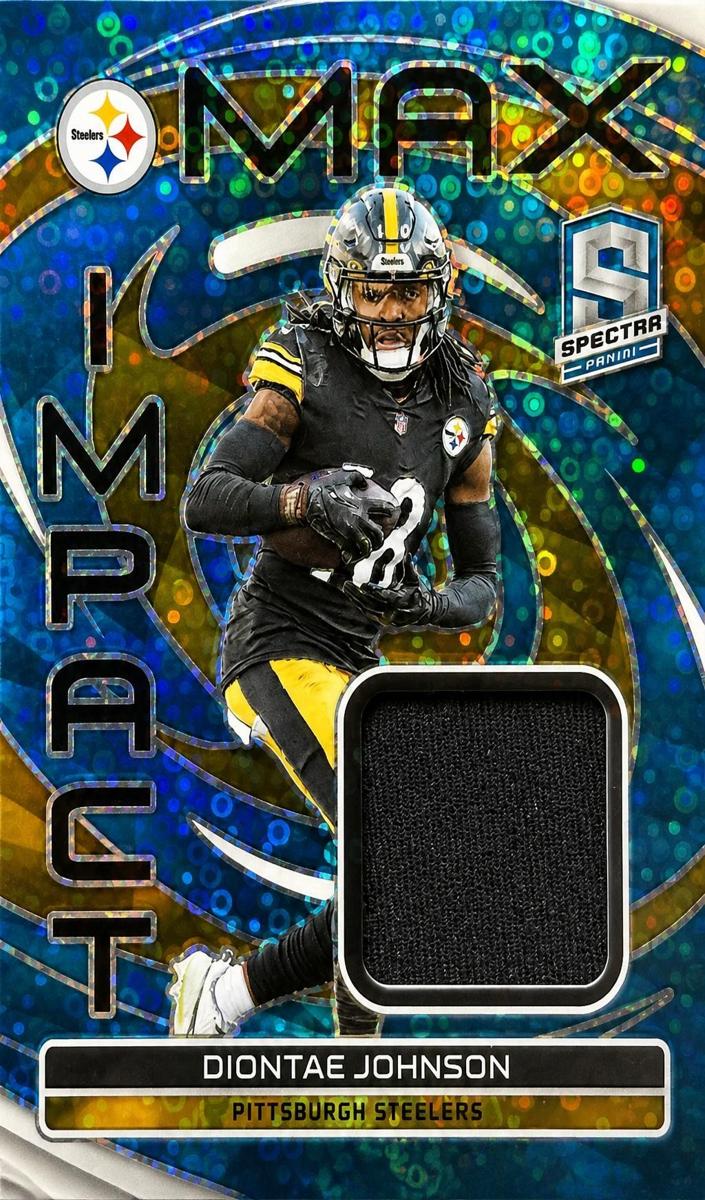 2023 Panini Spectra Football Neon Blue Diontae Johnson #MI-DJO