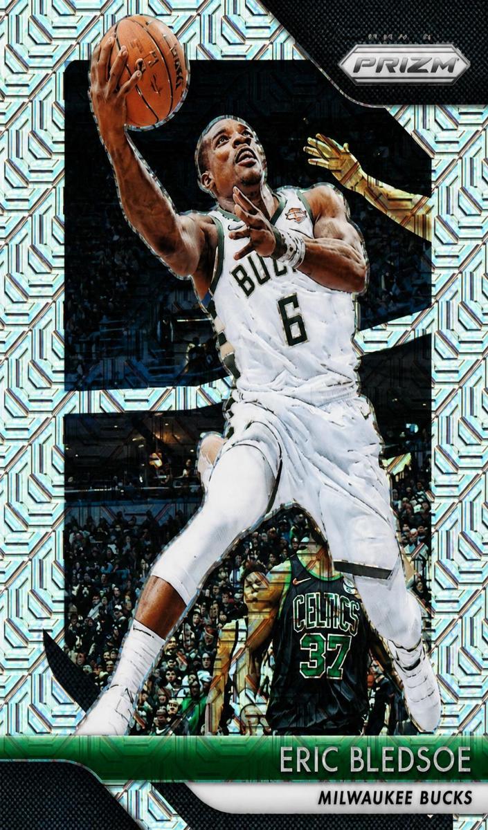 2018 Panini Prizm Basketball Prizms Silver Eric Bledsoe #256 PSA 9