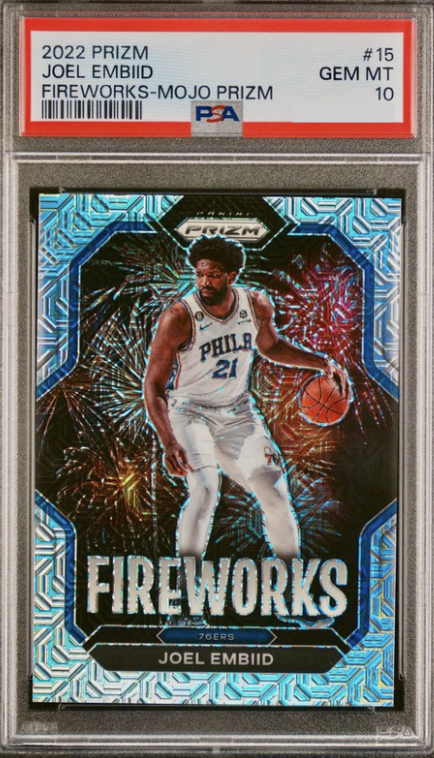 2022 Panini Prizm Basketball Mojo Joel Embiid #15