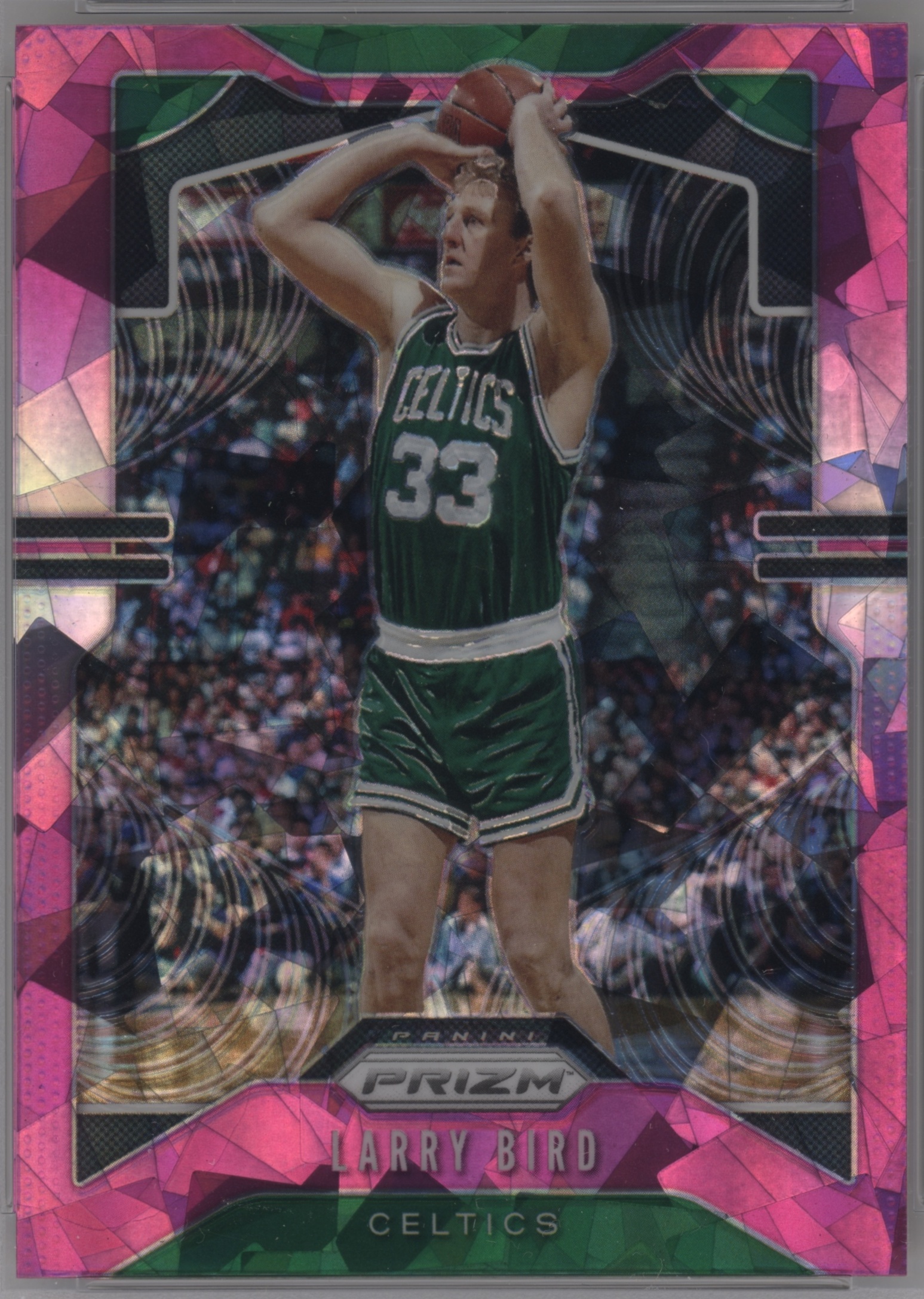 2019 Panini Prizm Basketball Pink Ice Larry Bird #16