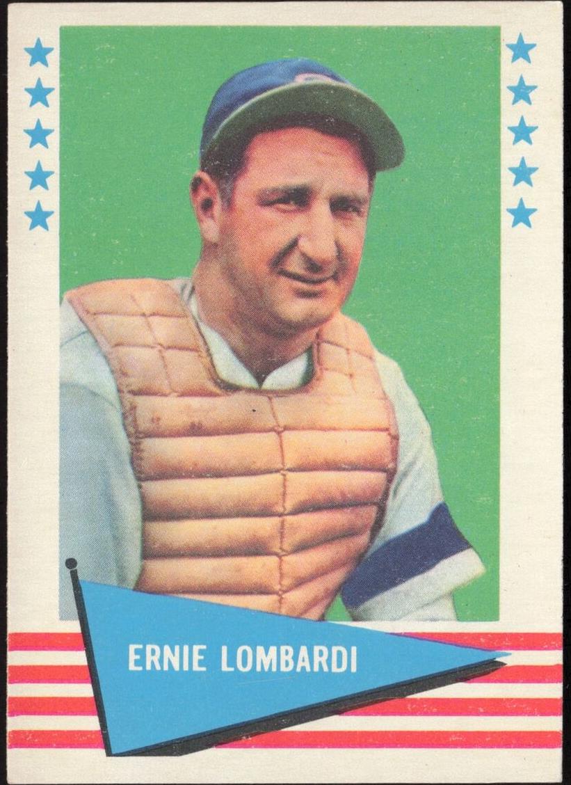1961 Fleer Baseball Ernie Lombardi #55 PSA 7.5