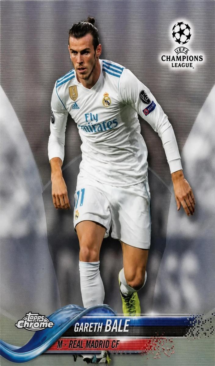 2017 Topps Chrome UEFA Champions League Soccer Refractor Gareth Bale #75