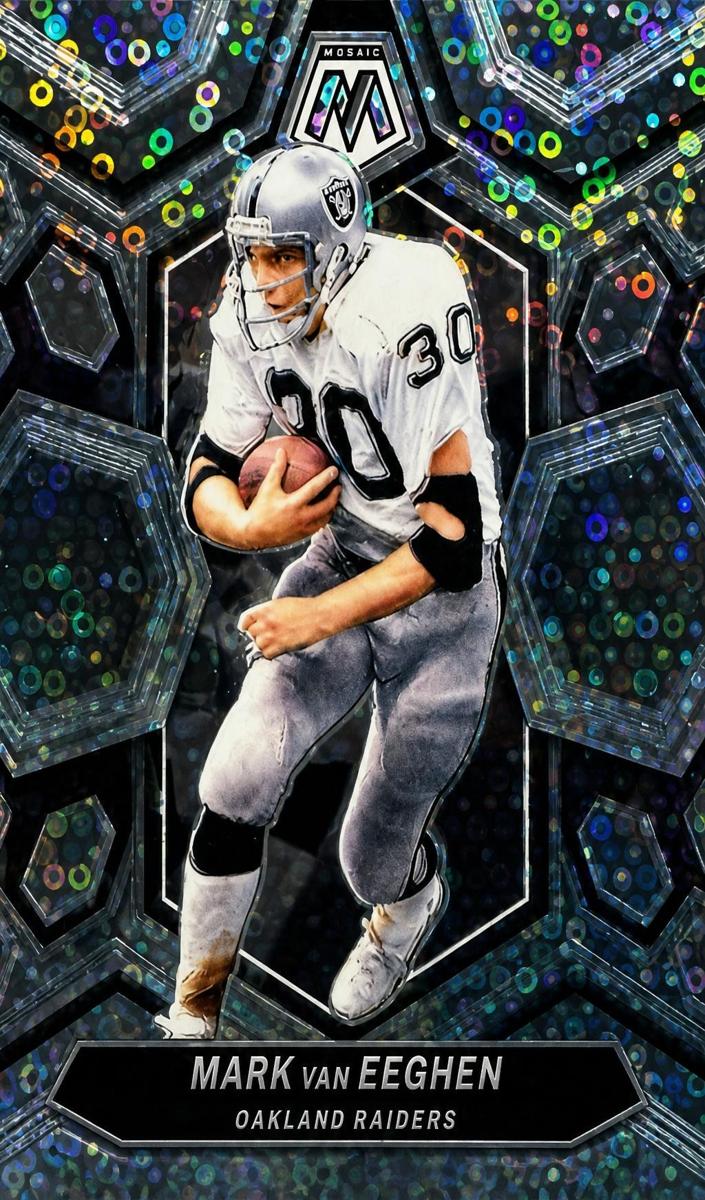 2024 Panini Mosaic Football No Huddle Silver Mark van Eeghen #250