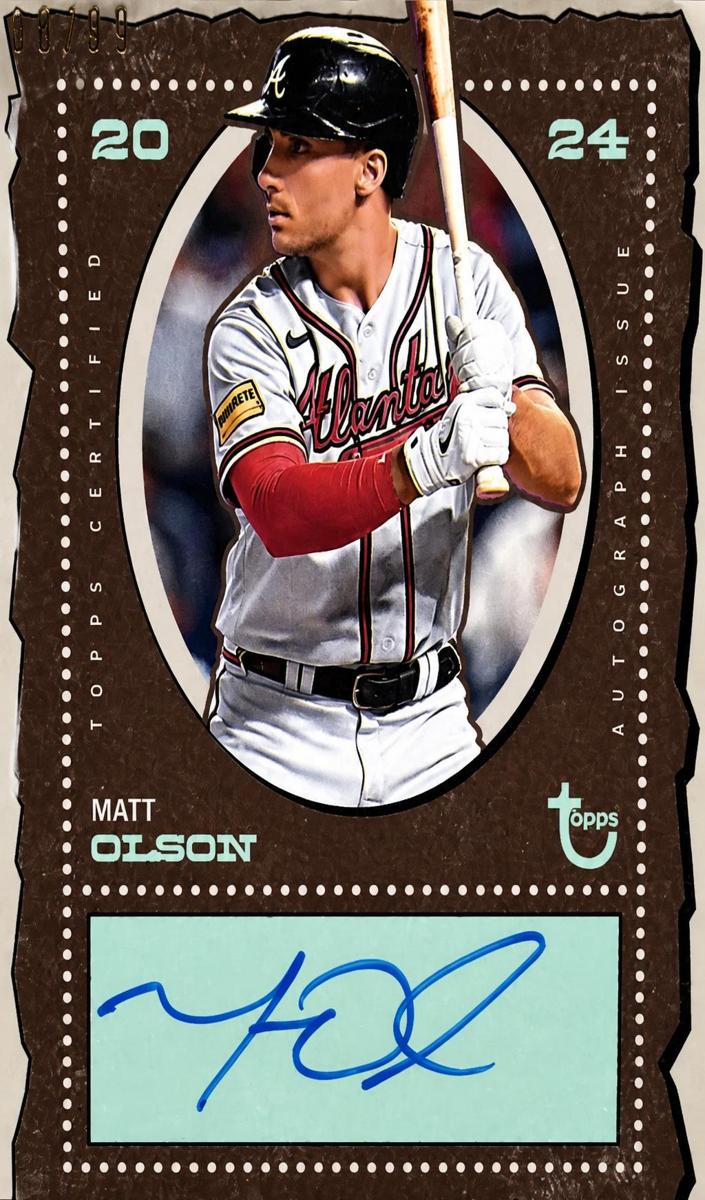 2024 Topps Brooklyn Collection Baseball Matt Olson #AC-MOL