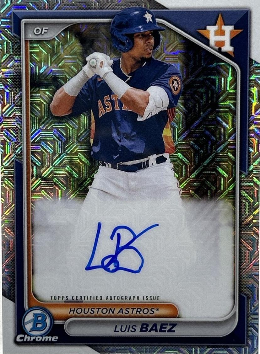 2024 Bowman Chrome Prospects Baseball Refractor Luis Baez #CPA-LB