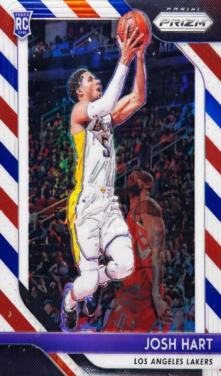 2018 Panini Prizm Basketball Prizms Red White Blue Josh Hart #46