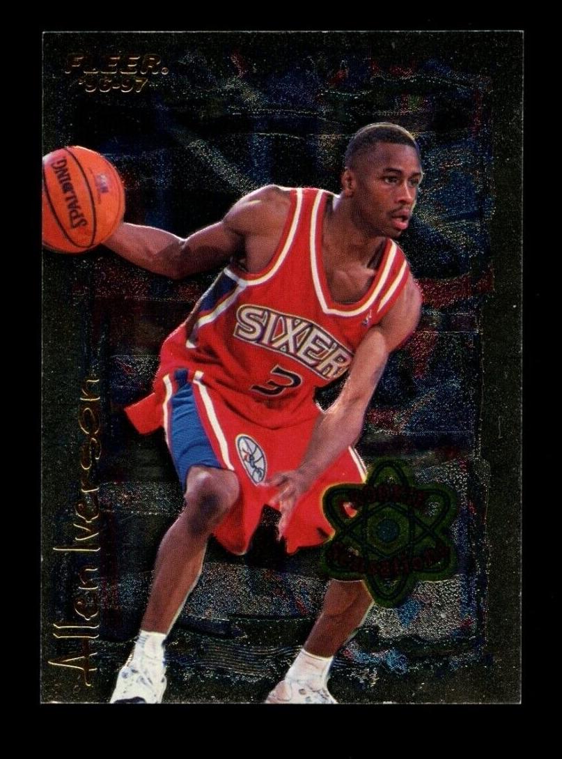 1996 Fleer Basketball Allen Iverson #7 PSA 10