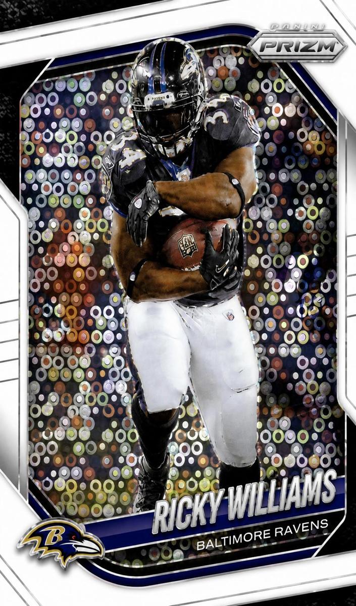 2025 Panini Prizm Football White Disco Ricky Williams #158