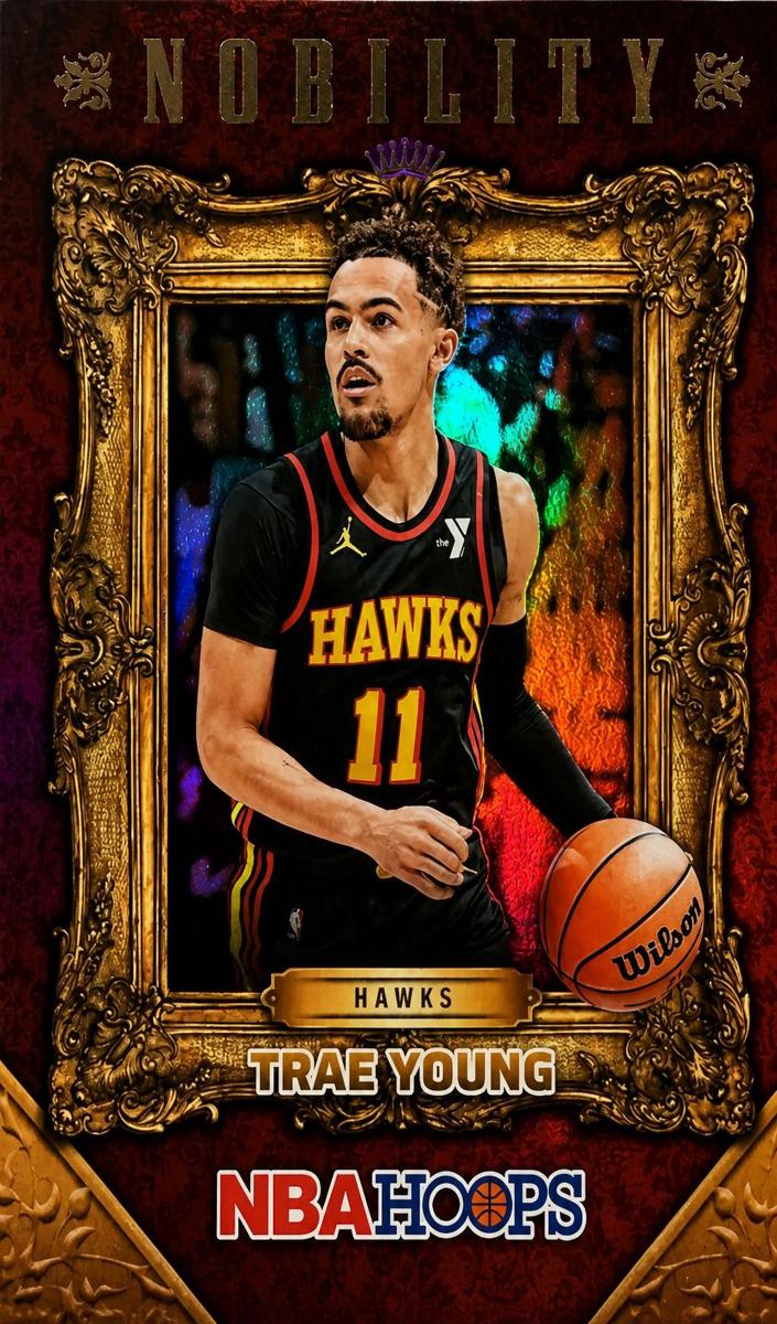 2024 Panini Hoops Basketball Holo Trae Young #14