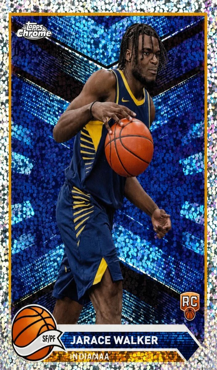 2023 Topps Chrome Basketball Speckle Refractor Jarace Walker #151